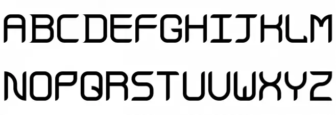 Gadolinium Rounded Font Litere mari