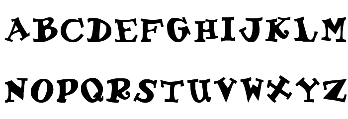 Gadzoox Bold Font LOWERCASE