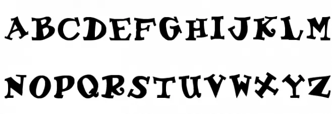 Gadzoox Bold フォント 小文字