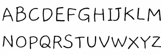 Gaegu Light Шрифта ВЕРХНИЙ