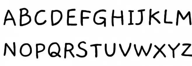Gaegu Regular Schriftart Groß