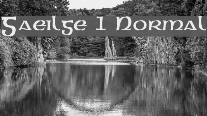 Gaeilge 1 Normal フォント examples