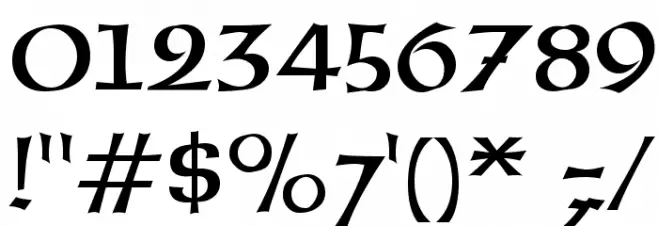 Gaeilge 2 Normal Font OTHER CHARS