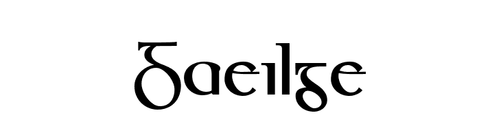 Gaeilge  Скачать бесплатные шрифты