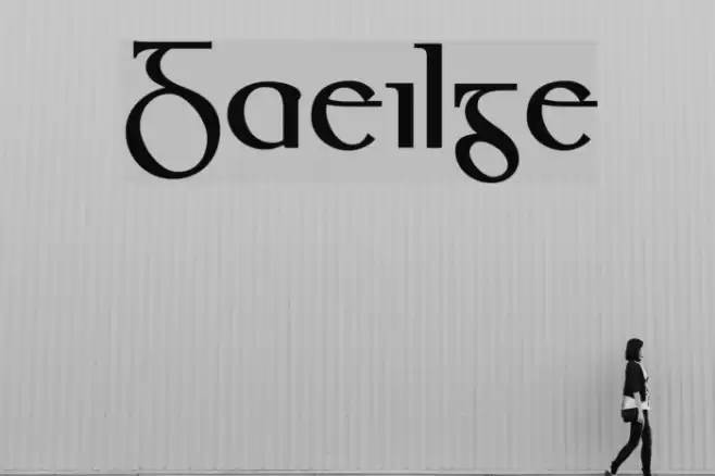 Gaeilge Font examples