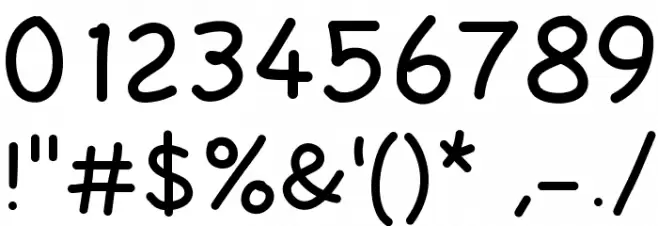 Gaelle001 Font OTHER CHARS