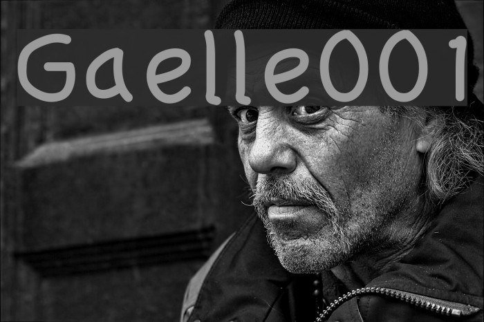 Gaelle001 Font examples