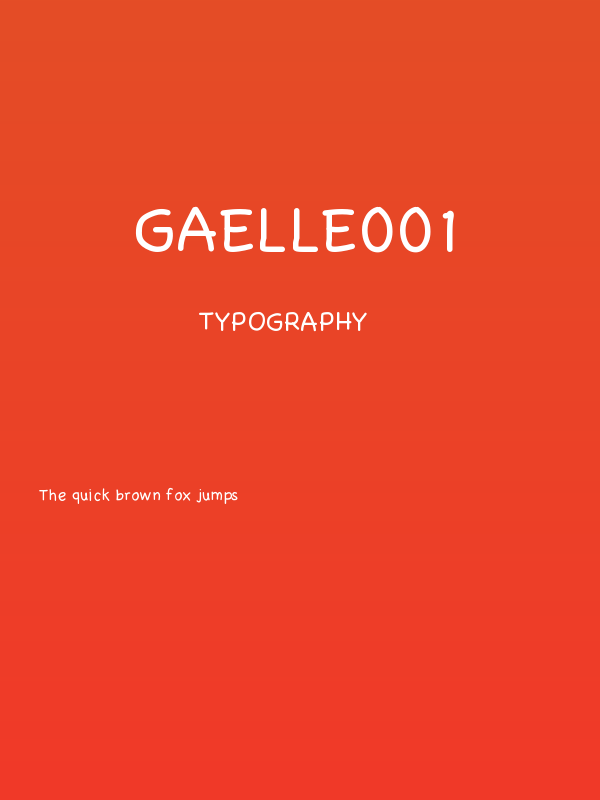 Gaelle001 Poster