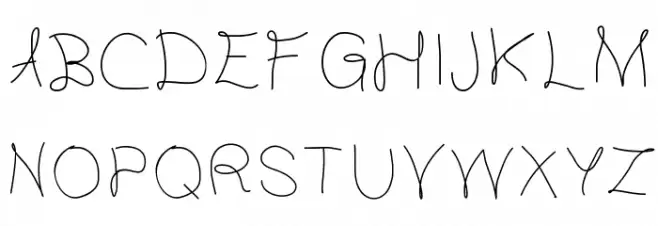 Gaelle203Font خط أحرف كبيرة