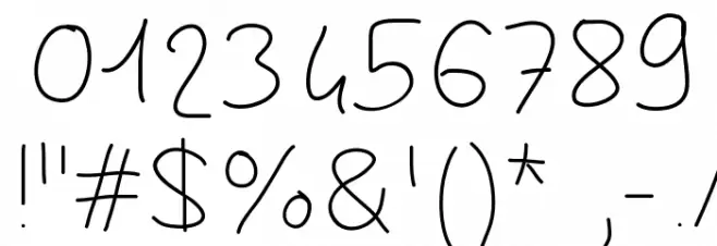 GaelleDEF Font OTHER CHARS