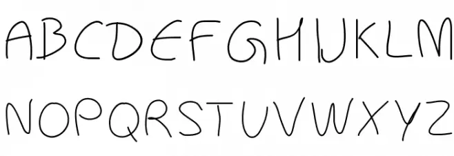 GaelleDEF Schriftart Groß