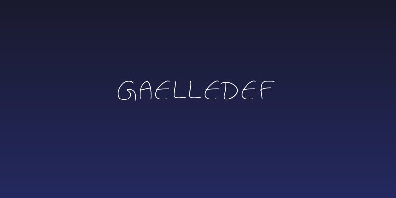 GaelleDEF Social Header