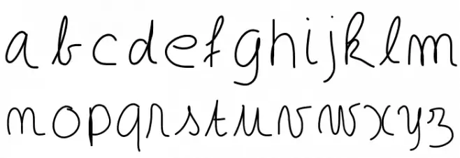 GaelleDEF Font LOWERCASE