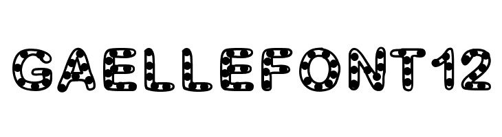 GaelleFont12  Free Fonts Download