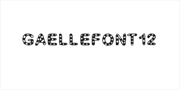 GaelleFont12 Logo