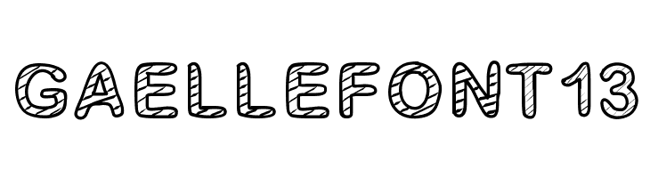 GaelleFont13 Font