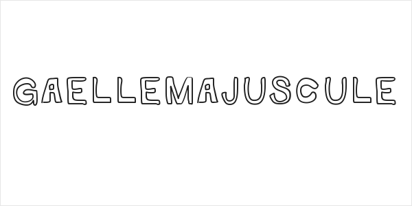 GaelleMAJUSCULE Logo