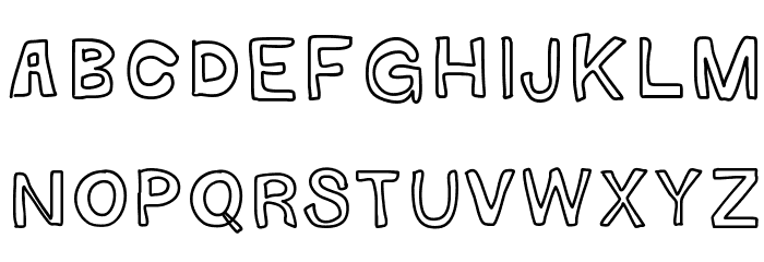 GaelleMAJUSCULE Font LOWERCASE