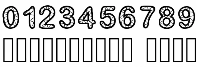 GaelleNumber1 Font OTHER CHARS