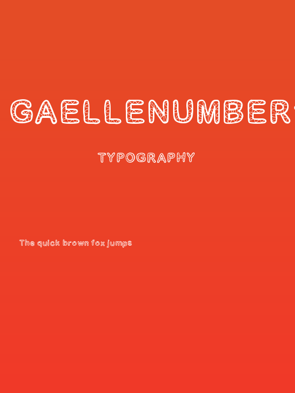 GaelleNumber1 Poster