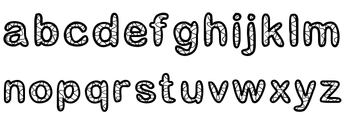 GaelleNumber1 Font LOWERCASE