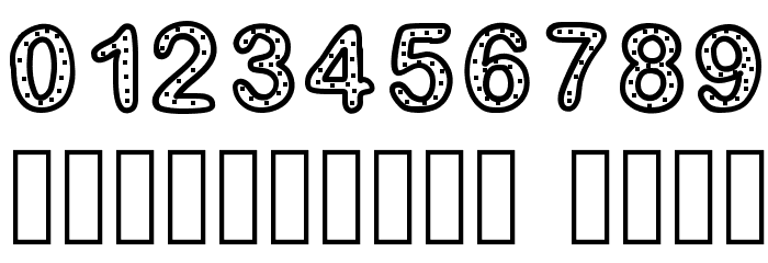GaelleNumber2 Font OTHER CHARS