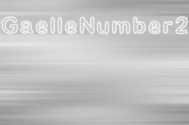 GaelleNumber2 フォント examples
