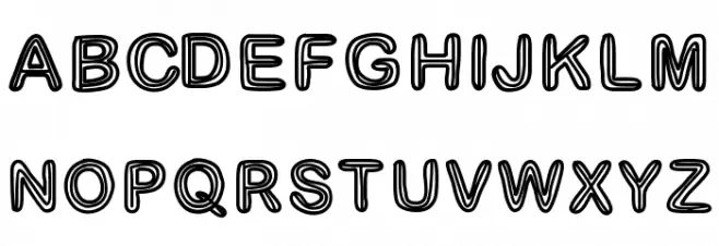 GaelleNumber3 Schriftart Groß