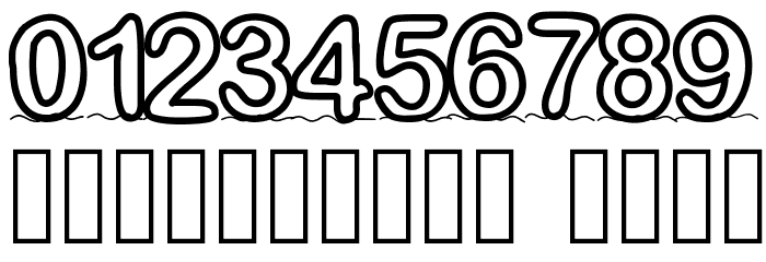 GaelleNumber4 Font OTHER CHARS