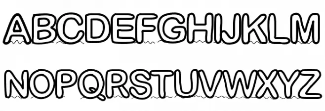 GaelleNumber4 Schriftart Groß