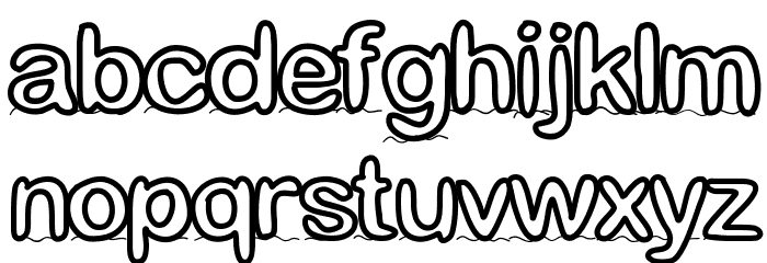 GaelleNumber4 Font LOWERCASE