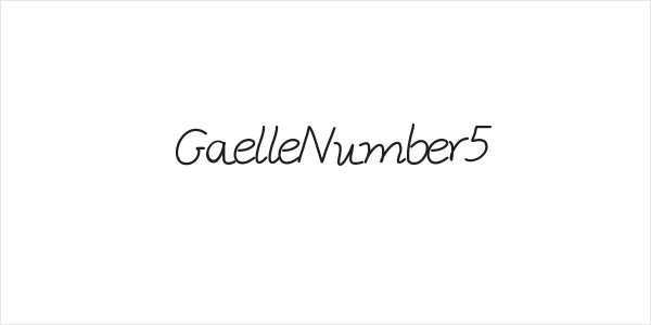 GaelleNumber5 Logo