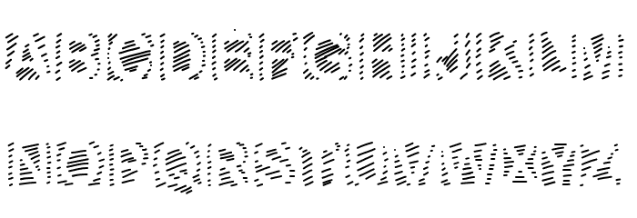 GaelleNumber6 Font LOWERCASE