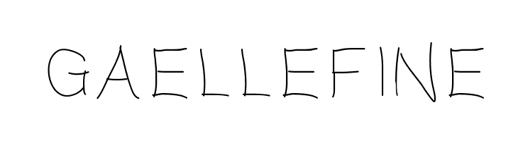 Gaellefine Font