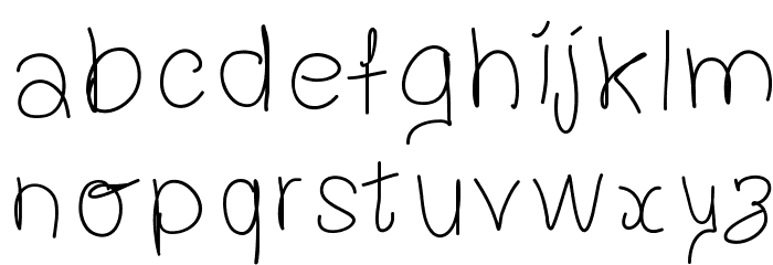 GaelleingFont Font LOWERCASE