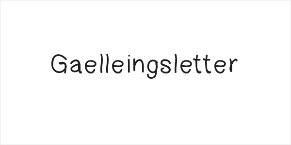 Gaelleingsletter Logo