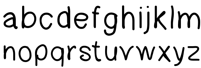 Gaelleingsletter Schriftart Kleinbuchstaben