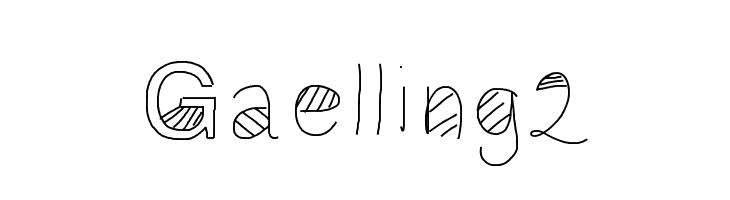 Gaelling2  font caratteri gratis
