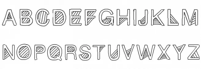 Gaelling2 フォント 大文字