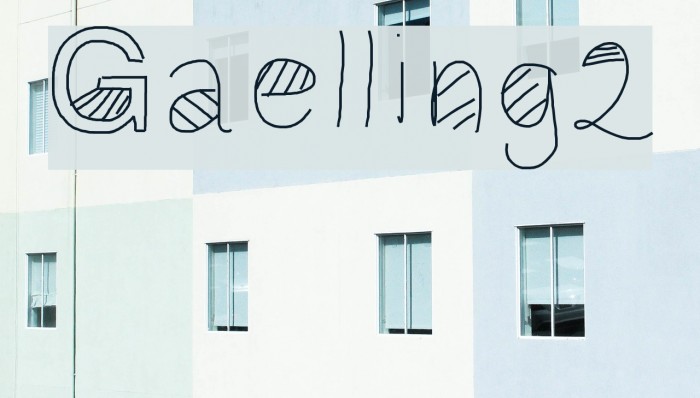 Gaelling2 Font examples