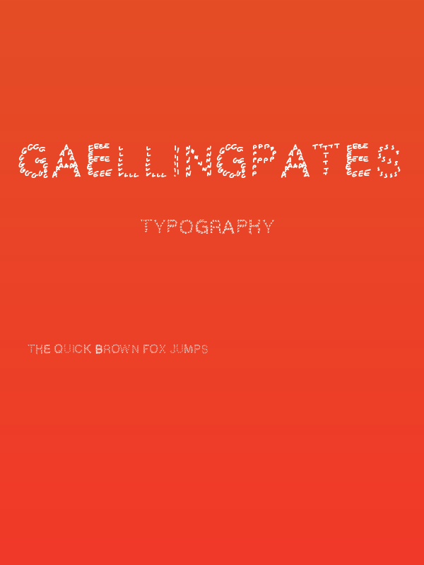 Gaellingpates Poster