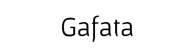 Gafata Font