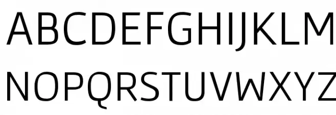Gafata Schriftart Groß