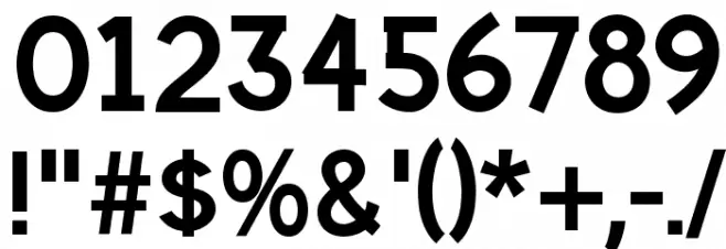 Gaffer Type Display Font OTHER CHARS