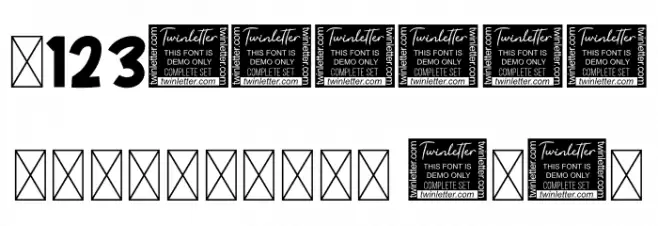 Gaffuk Personal Use フォント その他の文字