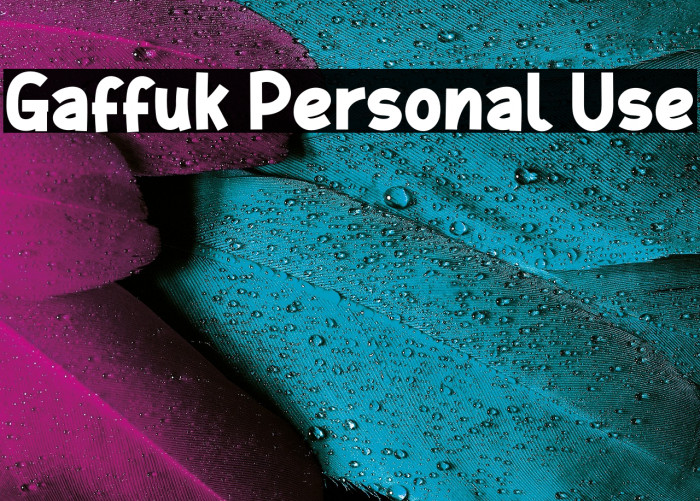 Gaffuk Personal Use Example 1