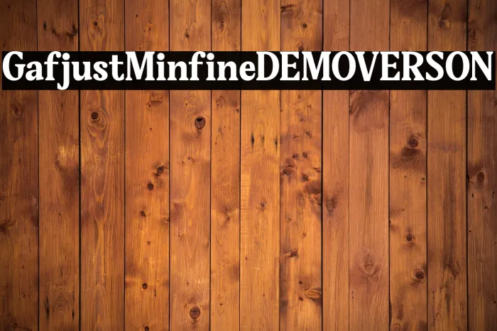 Gafjust Minfine DEMO VERSION Example 2