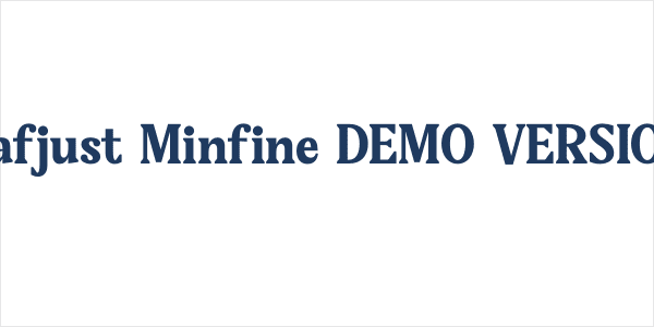 Gafjust Minfine DEMO VERSION Logo