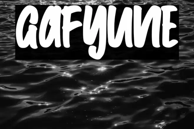 Gafyune Caratteri examples