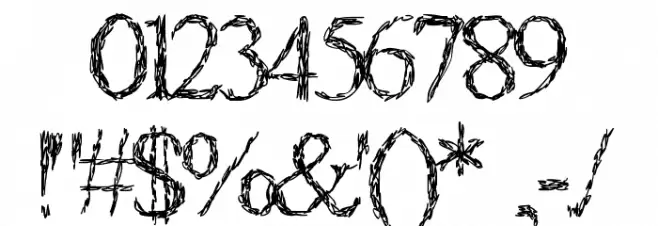 Gagaille premiere Font OTHER CHARS